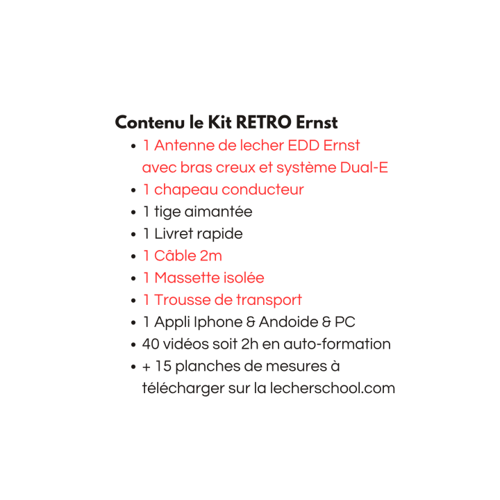 ANTENNE DE LECHER Rétro Ernst Edition Anniversaire