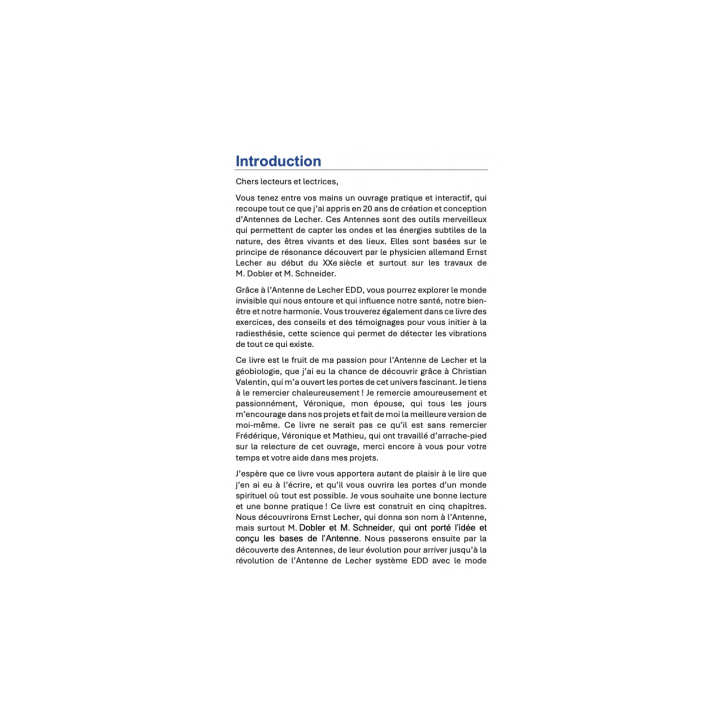ANTENNE DE LECHER EDD + Livre ANTENNE DE LECHER LE GUIDE INTERACTIF 2.0 PAR ERIC DAUB
