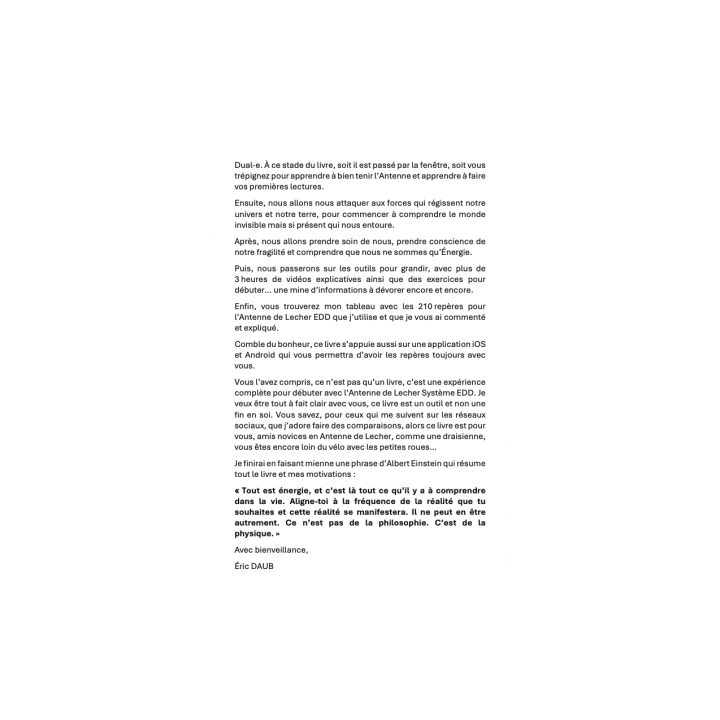 ANTENNE DE LECHER EDD + Livre ANTENNE DE LECHER LE GUIDE INTERACTIF 2.0 PAR ERIC DAUB